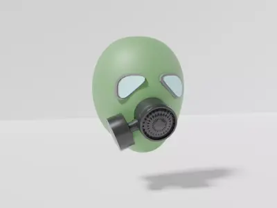 GasMask Free Free low-poly 3D model