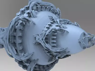 Tower of the serpent 2  3D model