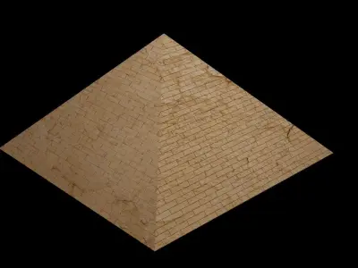 Egyptian Pyramid Free low-poly 3D model