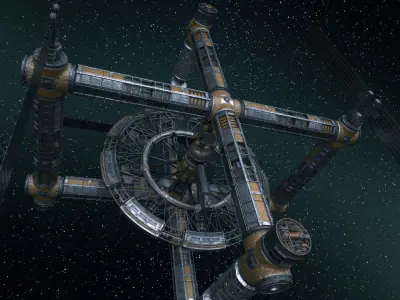 Space Station Variant B Class 3D model