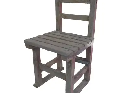 Wood Chair 3D model get