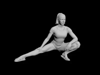physical training 3D model
