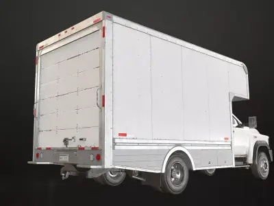 Medium Duty VX400 - Moving Truck Low-poly 3D model