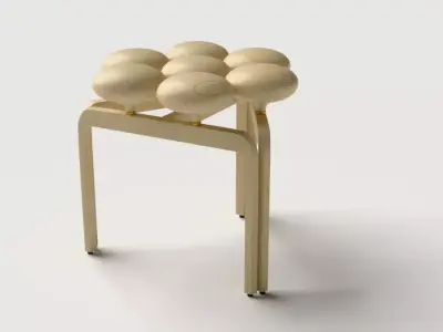Utzon Stool Free low-poly 3D model