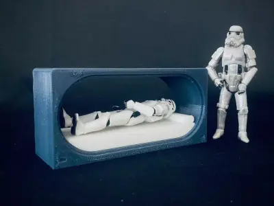 Custom Sci Fi Sleeping Pod 2 3D print model