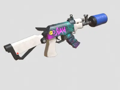 FPS AKM - Model and Textures 3D model