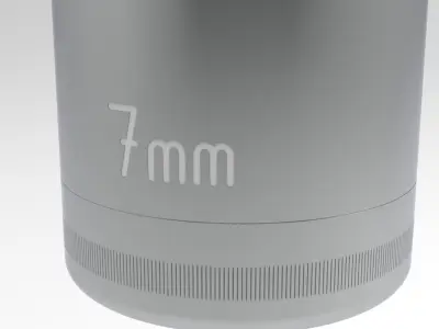 Deep Socket 7 mm 3D model