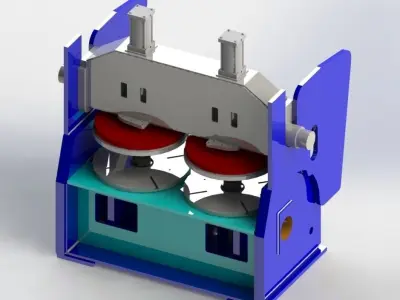 MECHANICALTYREPRESSMACHINE MC NEIL 42 INCH Free 3D model