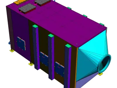 2000H air volume plasma equipment 3D model
