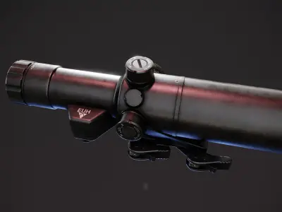 NPZ PO156 Scope Low-poly 3D model
