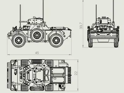 Ferret MK 2 3D print model