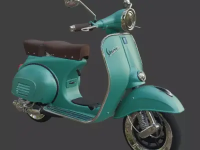 Scooter 3d model 3D model 6
