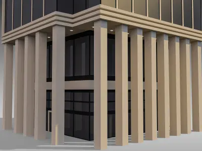 Commercial Building 012 3D model