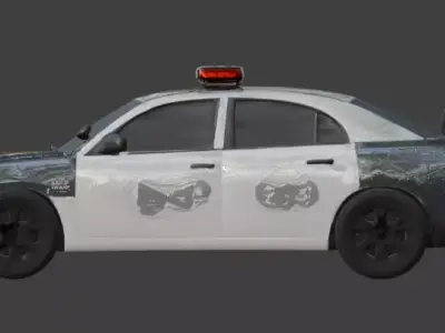 Possessed Modern Interceptor 3D Model Low-poly 3D model