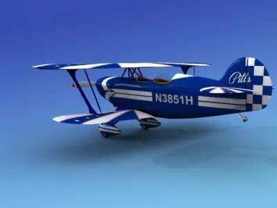 Pitts Special 3D model 5