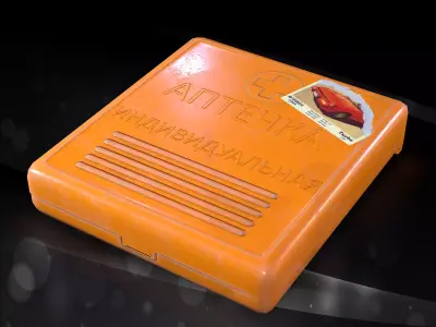 Aid-Kit AI-2 Low-poly 3D model