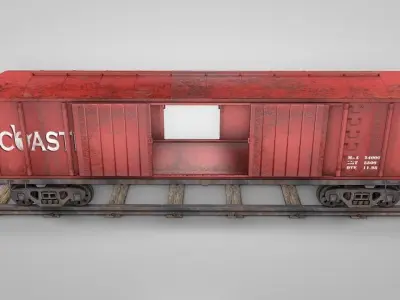 Cargo Wagon 3D model