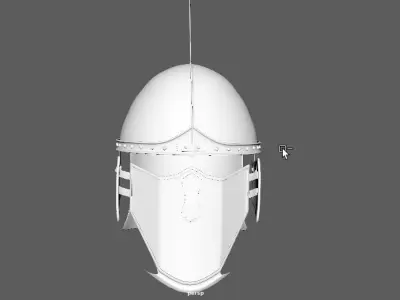 Helmet knight 3D model