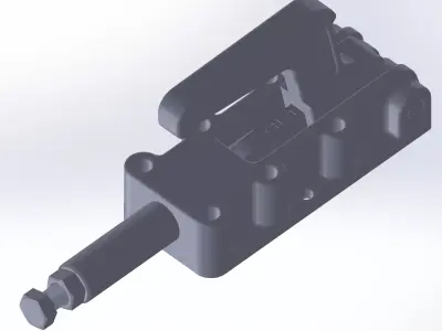 GP-195050 clamp with handle Free 3D model