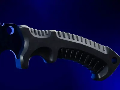 Kukri Knife 3D model