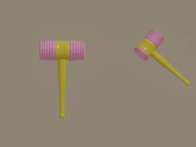 Toy Hammer 3D model