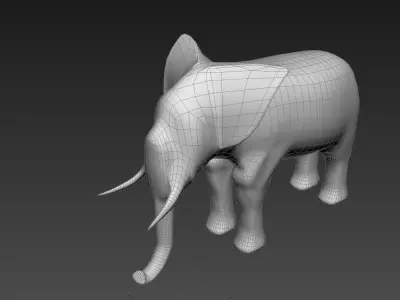Elephant 3D model purchase