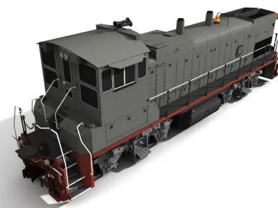EMD MP15 Free 3D model