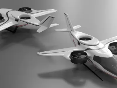 Next Gen Air Taxi for Print 3D model