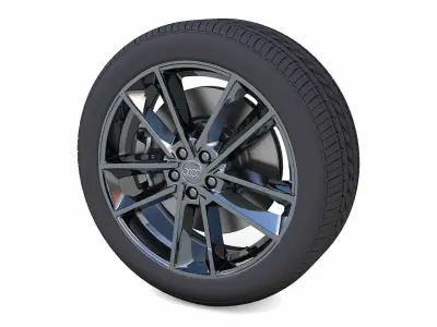 Audi S8 Rim 3D Model  Low-poly 3D model