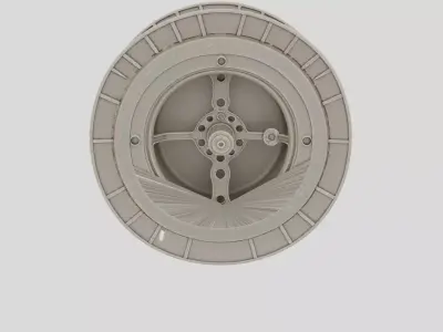 Industrial Factory Electrical Cable Reel for 3D print 3D model