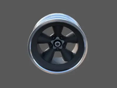 Cragar torque thrust rim 3D model