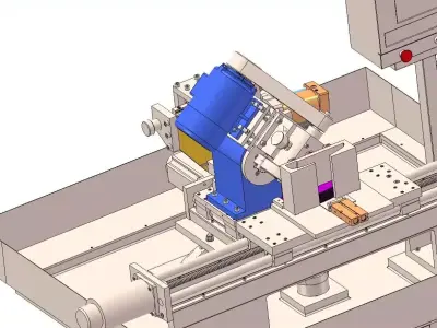 Blade Cutter Grinding Machine Blade Sharpening Tool 3D model