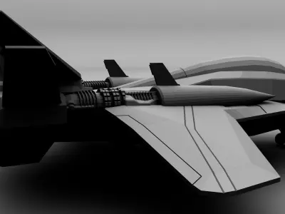FX-100 Jet 3D model