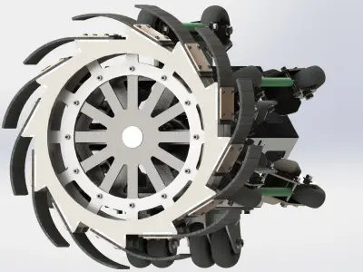 Tube Grinding Robot 3D model