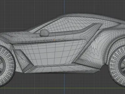 Sarooq Sand Racer  Free low-poly 3D model