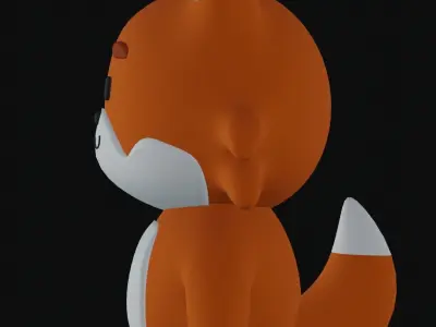 Miniature fox Free 3D model