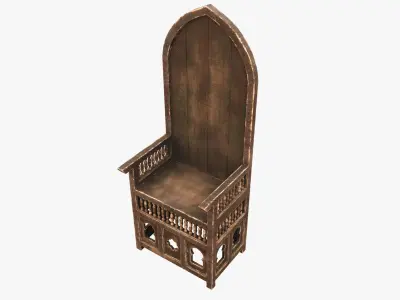 Medieval Rustic Low-poly 3D model