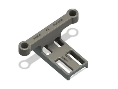 OO Curved Platform Distance Tool 3D print model