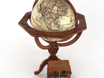 Globe Antique  3D model