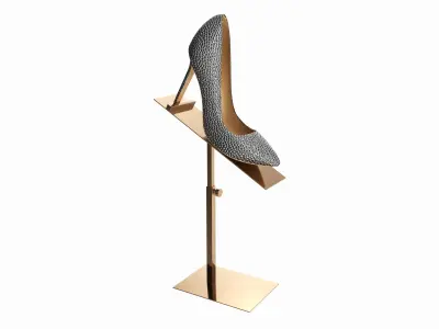 Store Shoe Riser Display Stand 3D model