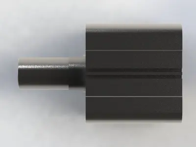 Cilindro Pneumatico Fluidvix CHKDB100-40 Pneumatic Cylinder 3D model