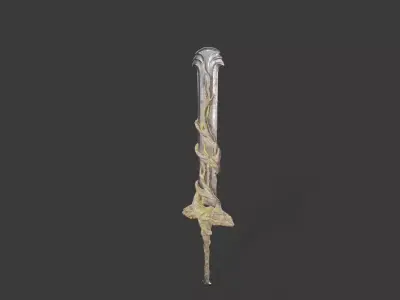 Great Sword 04 Low-poly 3D model