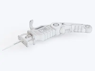 Reciprocating saw 3D model purchase