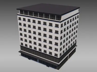 Commercial Building 002 3D model