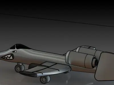 A 10 Thunderbolt Free 3D print model