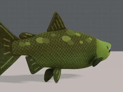 Fish V05 Low-poly 3D model