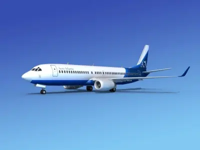 Boeing 737-800 Aero Atlantic 3D model
