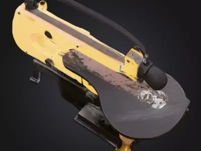 Scroll Saw Serenity HighQuality 3D Model PBR  Game Ready Low-poly 3D model