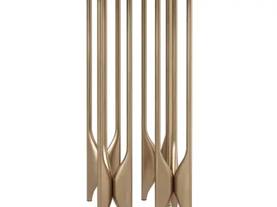 Plumeria tables by Kifu Paris 3D model