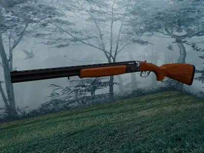 Shotgun Antonio Zoli Free 3D model
